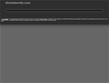 Tablet Screenshot of dierksbently.com